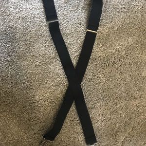 Black suspenders - Toddler One Size